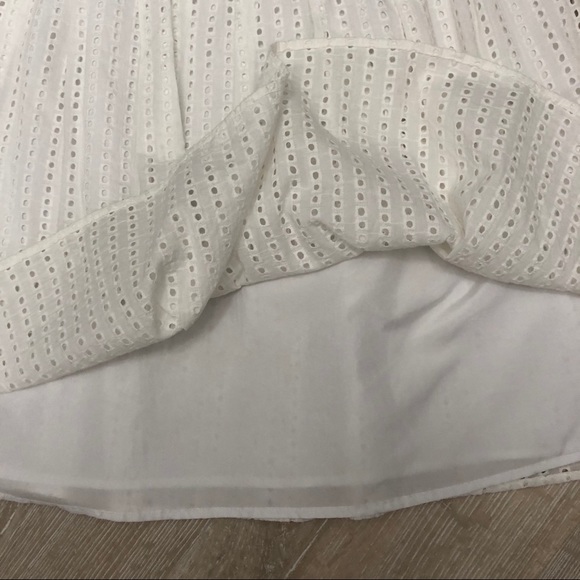 Liz Claiborne Vintage Eyelet White Skirt size 6P - Picture 7 of 11